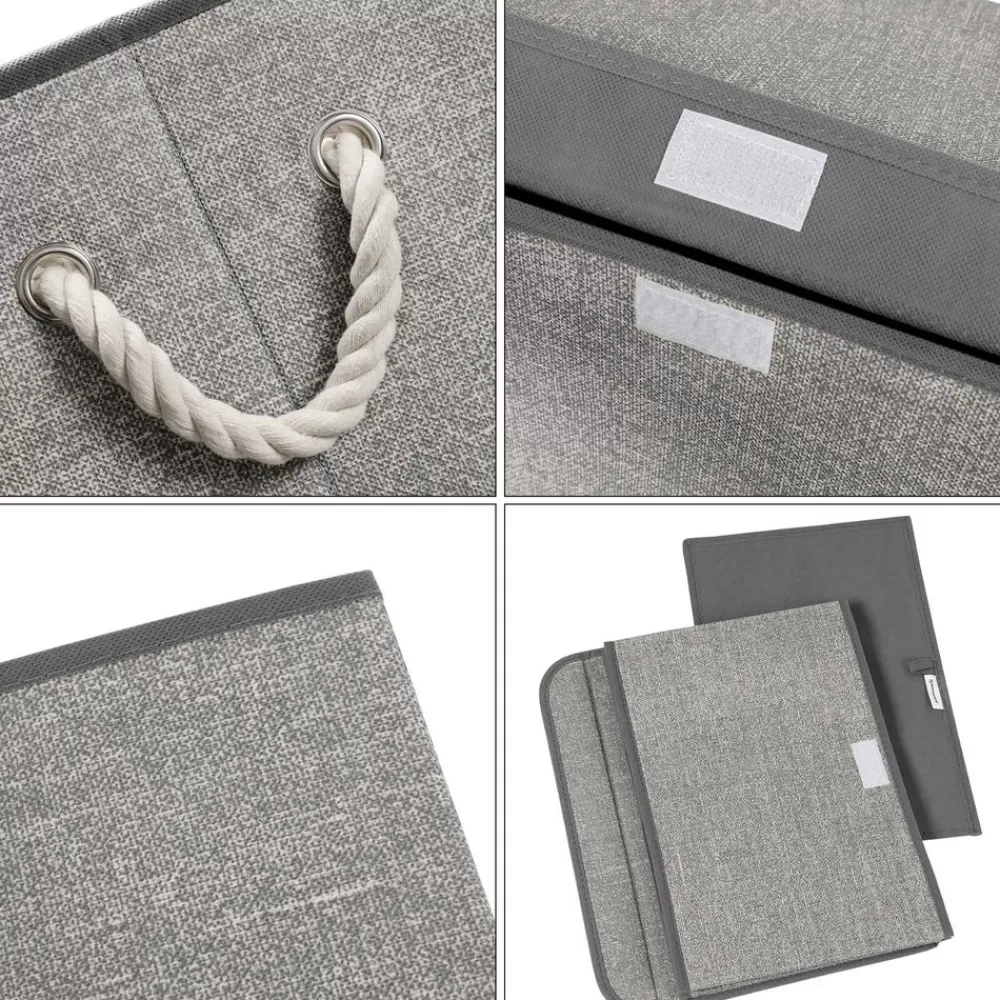 stoffboxen_mit_deckel_er_set_5.webp Store SONGMICS Stoffboxen mit Deckel 3er Set