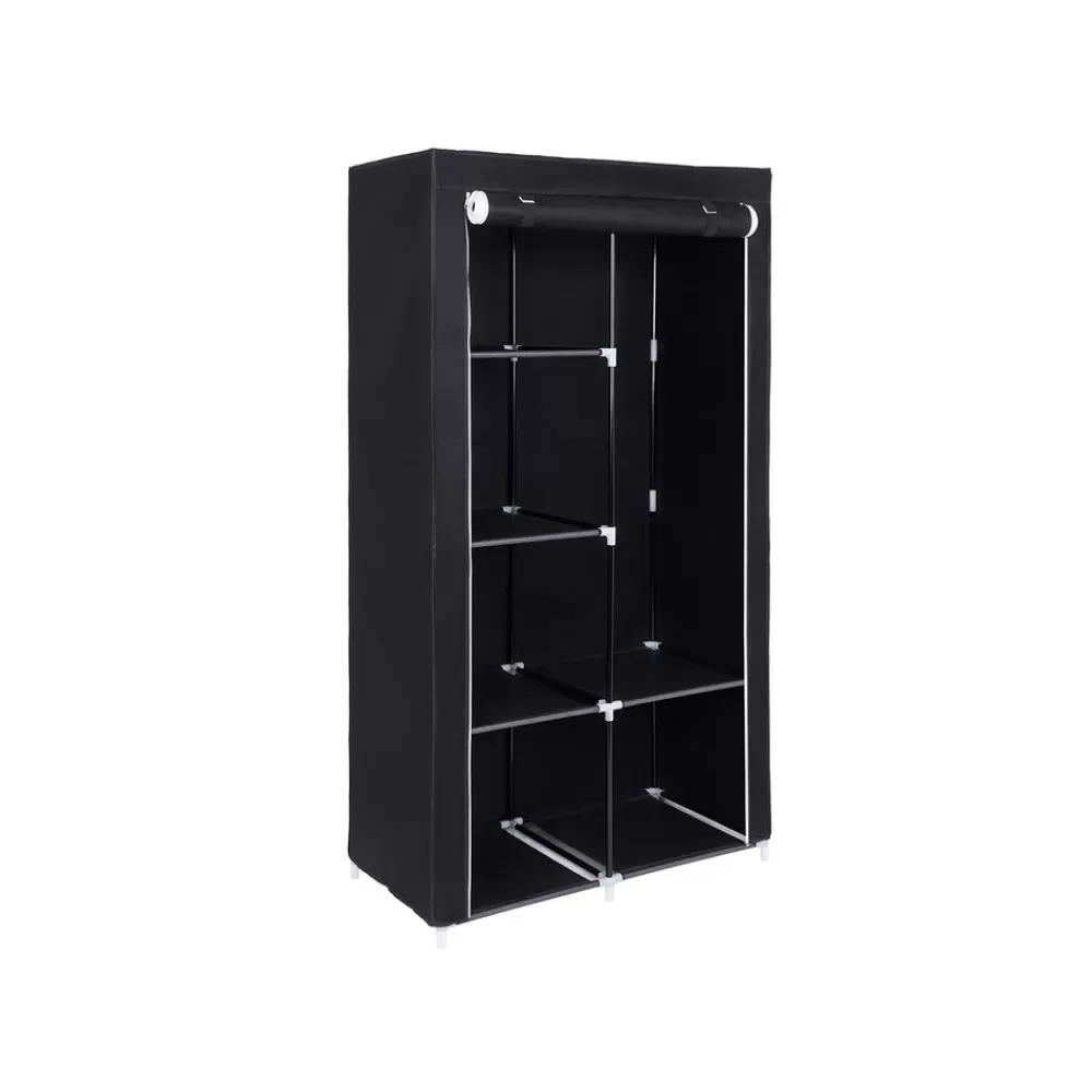 Fashion SONGMICS Stoffschrank 170 x 88 cm Schwarz
