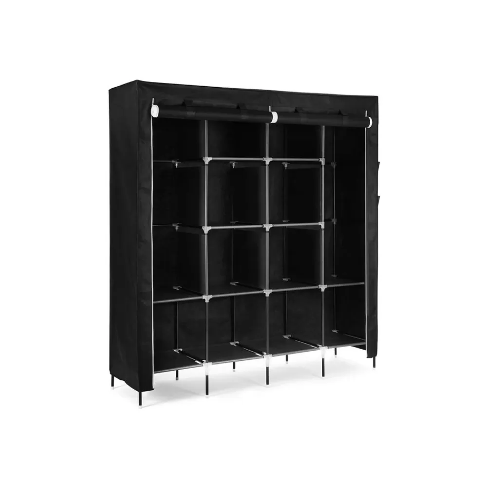 Best SONGMICS Stoffschrank 168 x 180 cm Schwarz