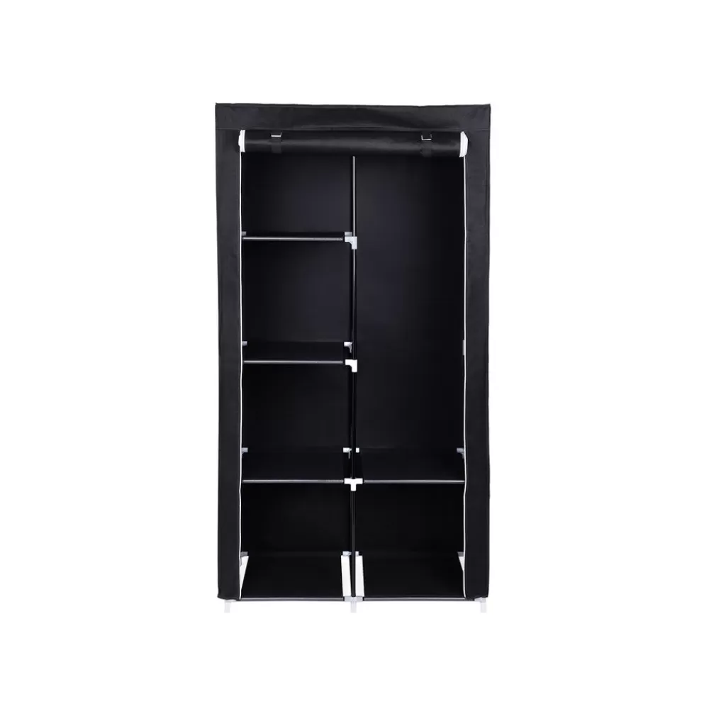 Fashion SONGMICS Stoffschrank 170 x 88 cm Schwarz