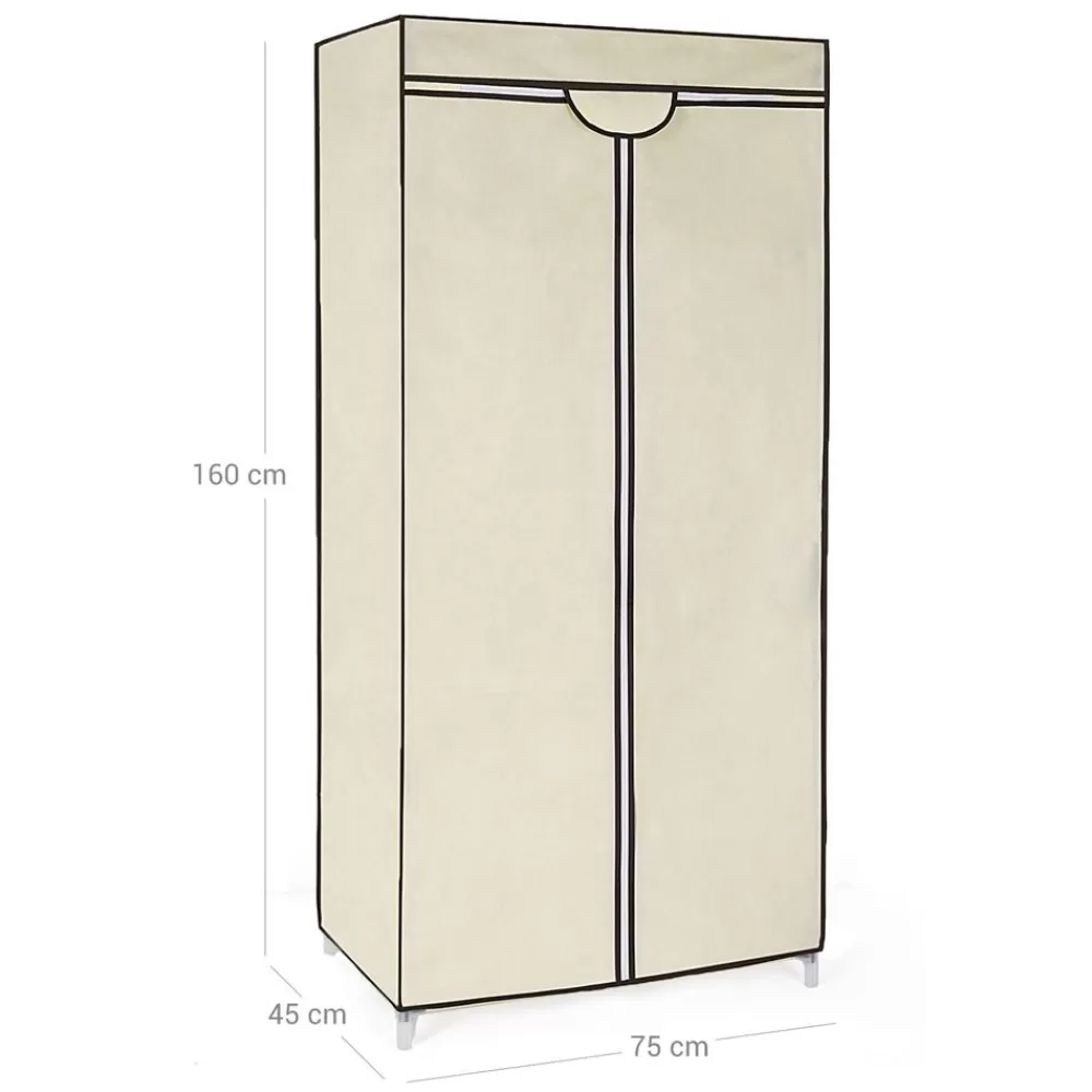 stoffschrank__x__cm_schwarz_13.webp Cheap SONGMICS Stoffschrank 160 x 75 cm Schwarz