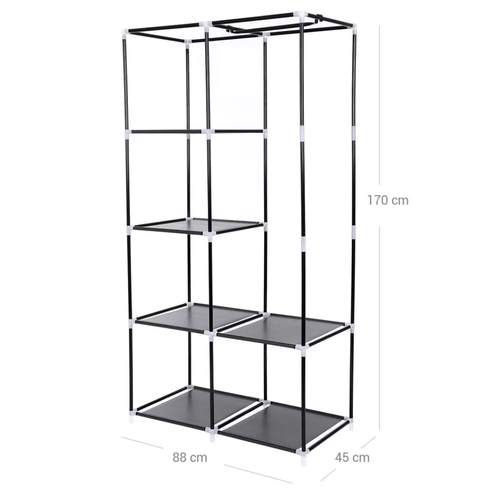 stoffschrank__x__cm_schwarz_5-1.webp Fashion SONGMICS Stoffschrank 170 x 88 cm Schwarz