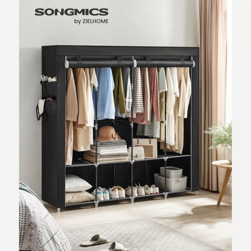 Cheap SONGMICS Stoffschrank mit 4 Seitentaschen
