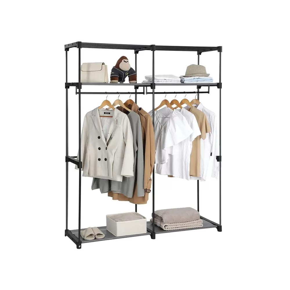 Sale SONGMICS Stoffschrank mit Kleiderstangen