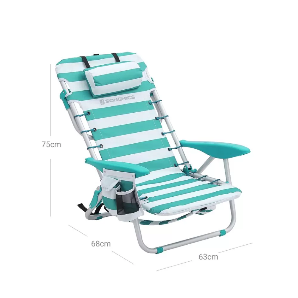 strandstuhl_mit_kissen_blauwei_13.webp New SONGMICS Strandstuhl mit Kissen Blau-Weiß