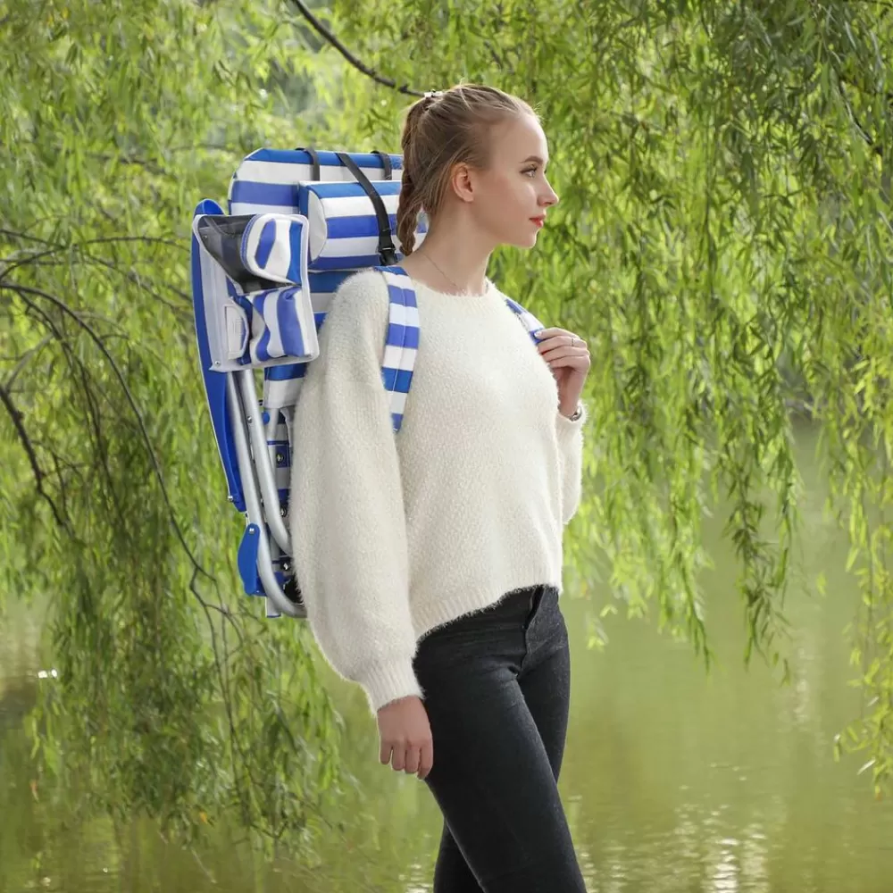 strandstuhl_mit_kissen_blauwei_3.webp New SONGMICS Strandstuhl mit Kissen Blau-Weiß