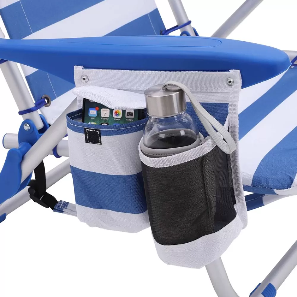 strandstuhl_mit_kissen_blauwei_5.webp New SONGMICS Strandstuhl mit Kissen Blau-Weiß