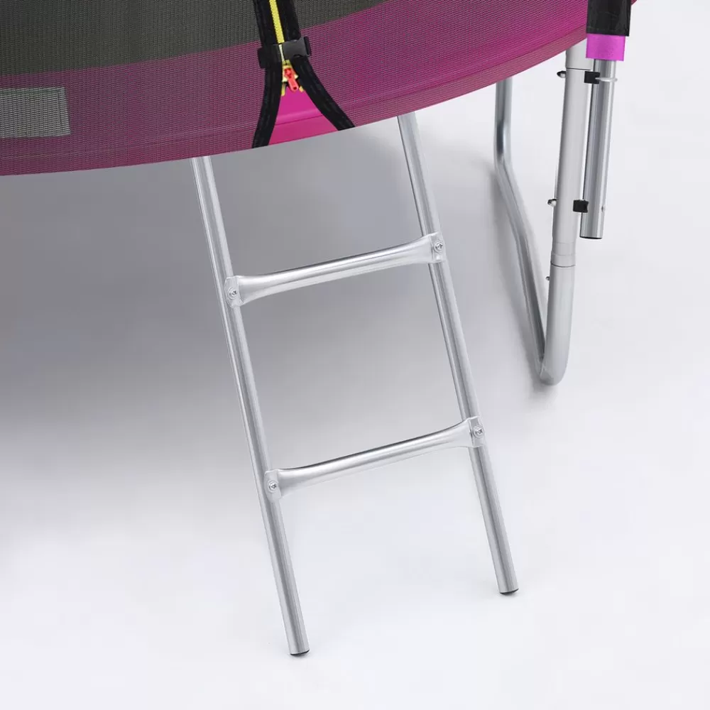 Online SONGMICS Trampolin Ø 244 cm schwarz-pink