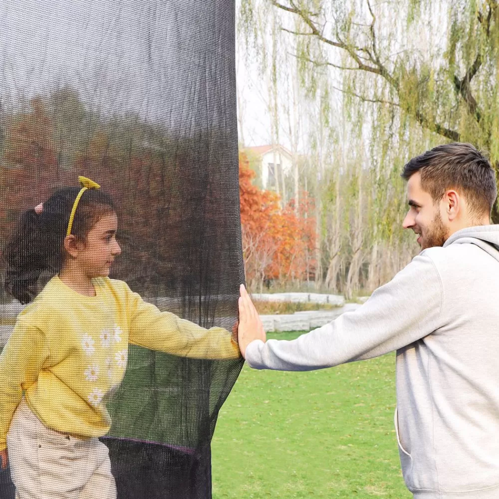 trampolin___cm_schwarzpink_5.webp Online SONGMICS Trampolin Ø 244 cm schwarz-pink