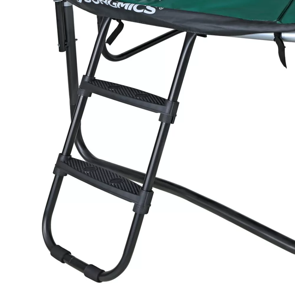 Store SONGMICS Trampolinleiter mit Breiten Stufen schwarz