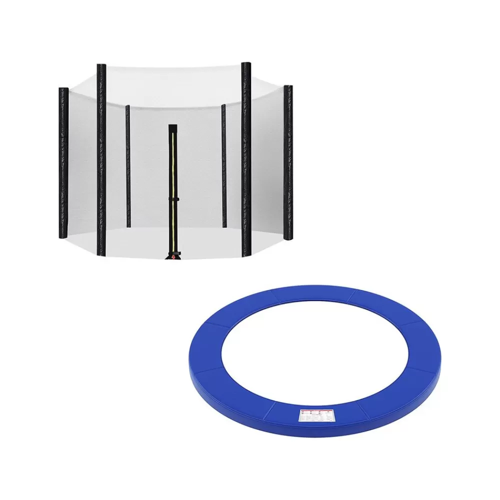 Cheap SONGMICS Trampolin-Sicherheitsnetz und Randabdeckung Ø 244 cm