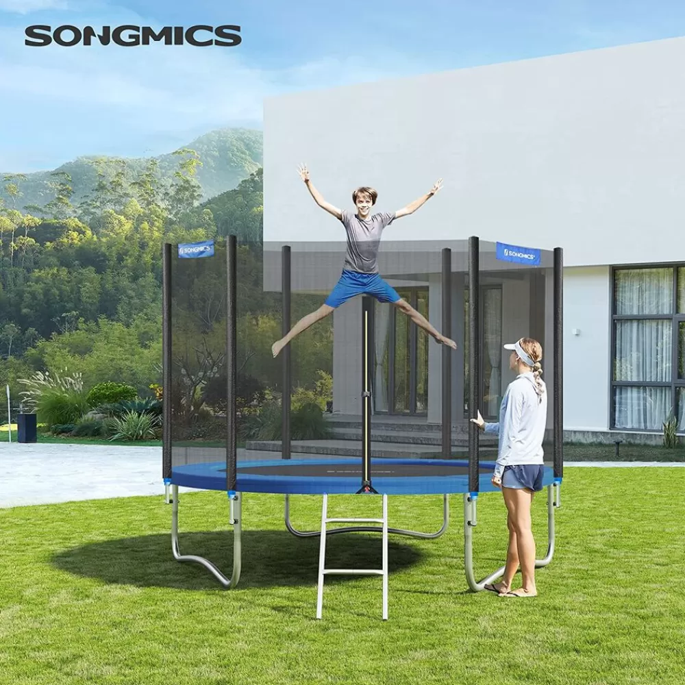 Cheap SONGMICS Trampolin-Sicherheitsnetz und Randabdeckung Ø 244 cm