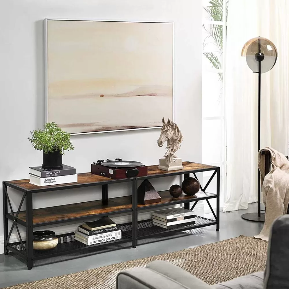 tvschrank_mit_ablagen_2.webp Online SONGMICS TV-Schrank mit Ablagen