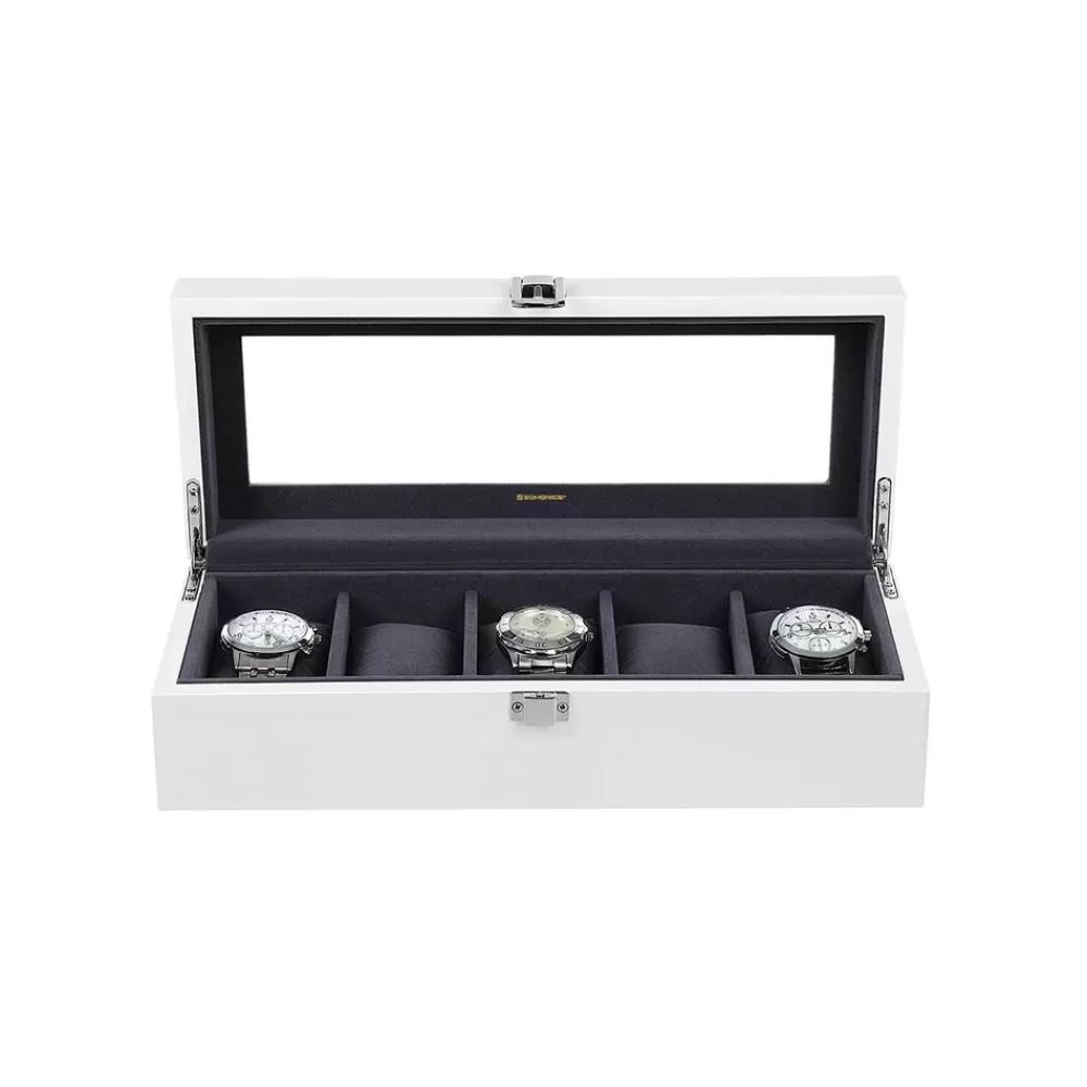 Cheap SONGMICS Uhrenbox mit 5 Fächern