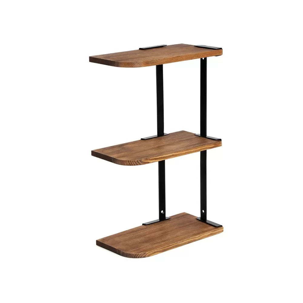 Sale SONGMICS Verstellbares Wandregal Holzoptik