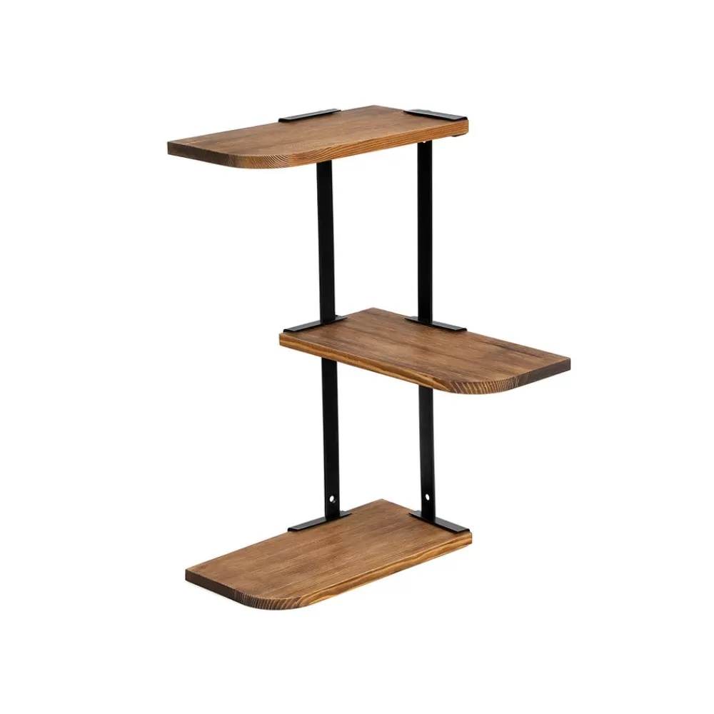 Sale SONGMICS Verstellbares Wandregal Holzoptik