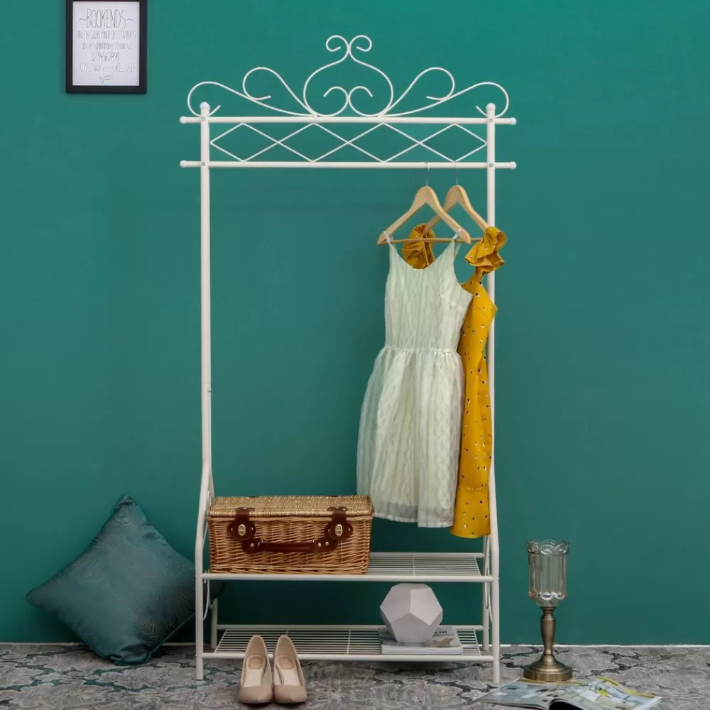New SONGMICS Vintage Kleiderständer mit Schuhablage