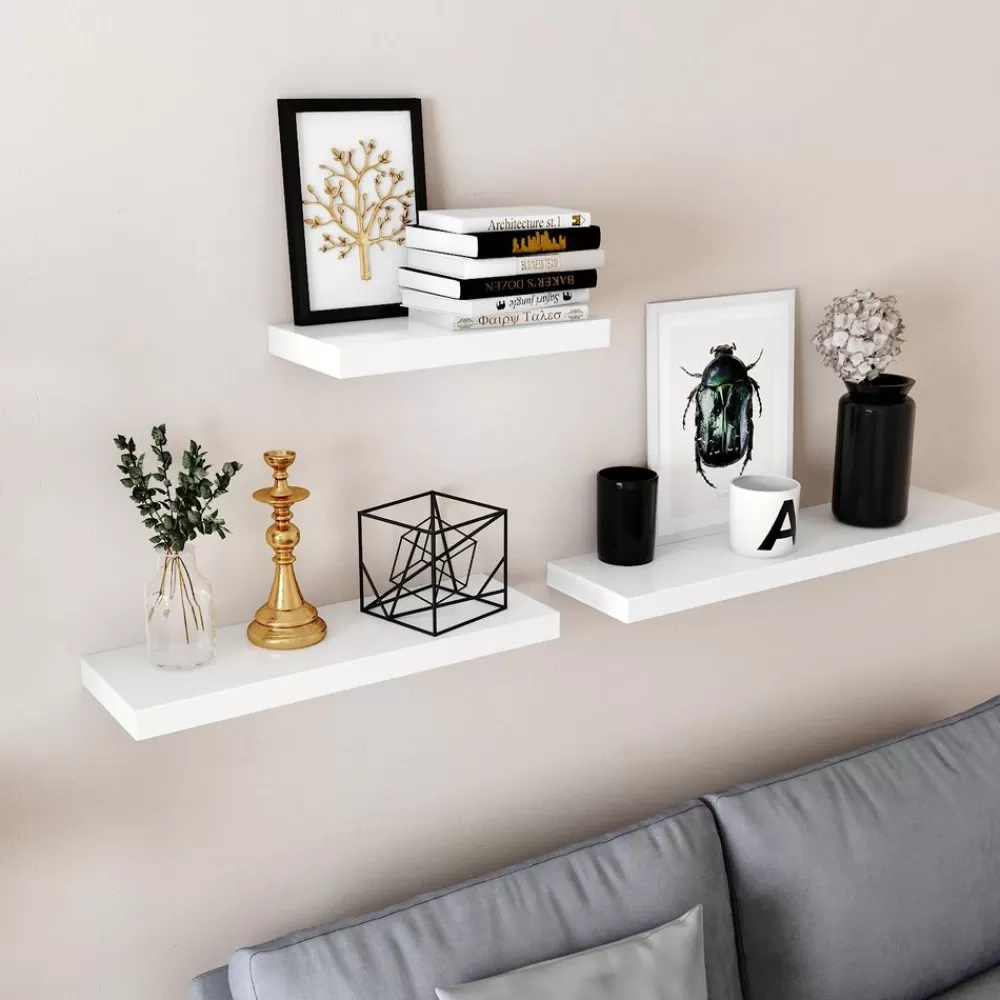 Shop SONGMICS Wandboard 80 cm Weiß