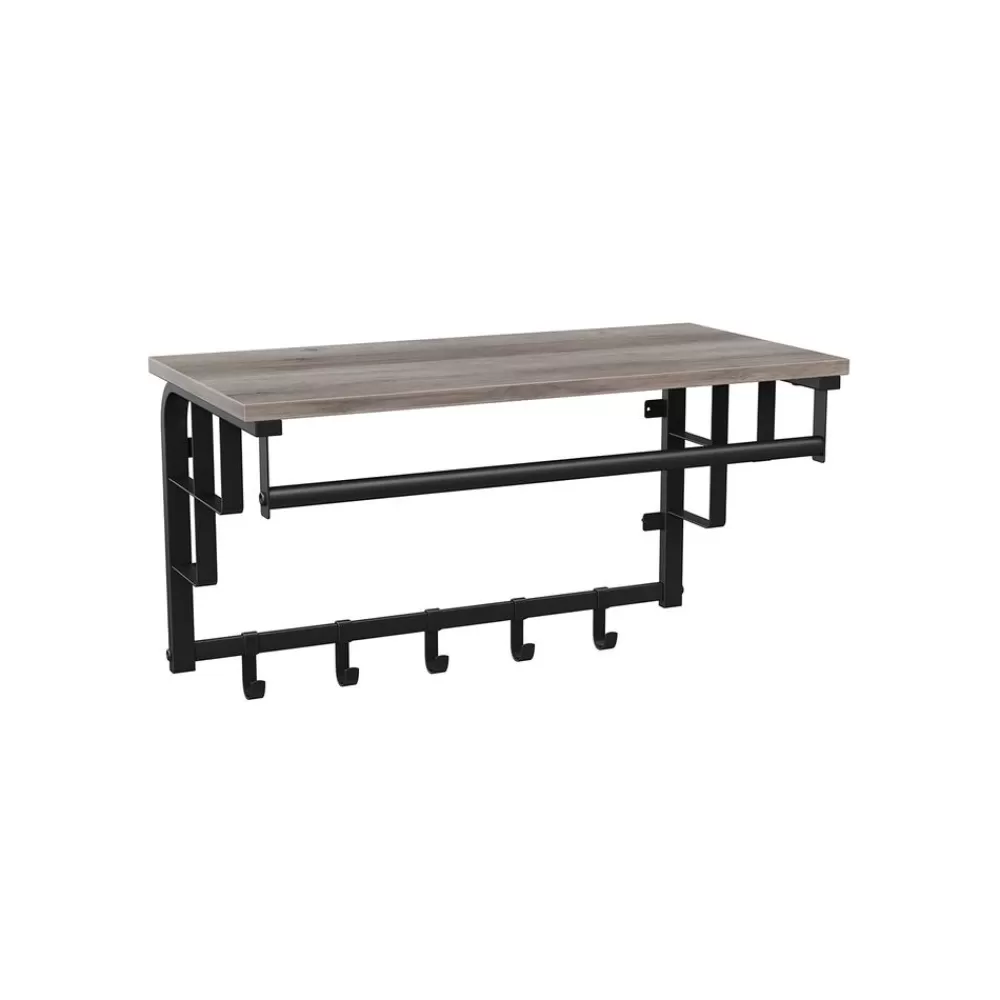 Cheap SONGMICS Wandgarderobe mit Ablage
