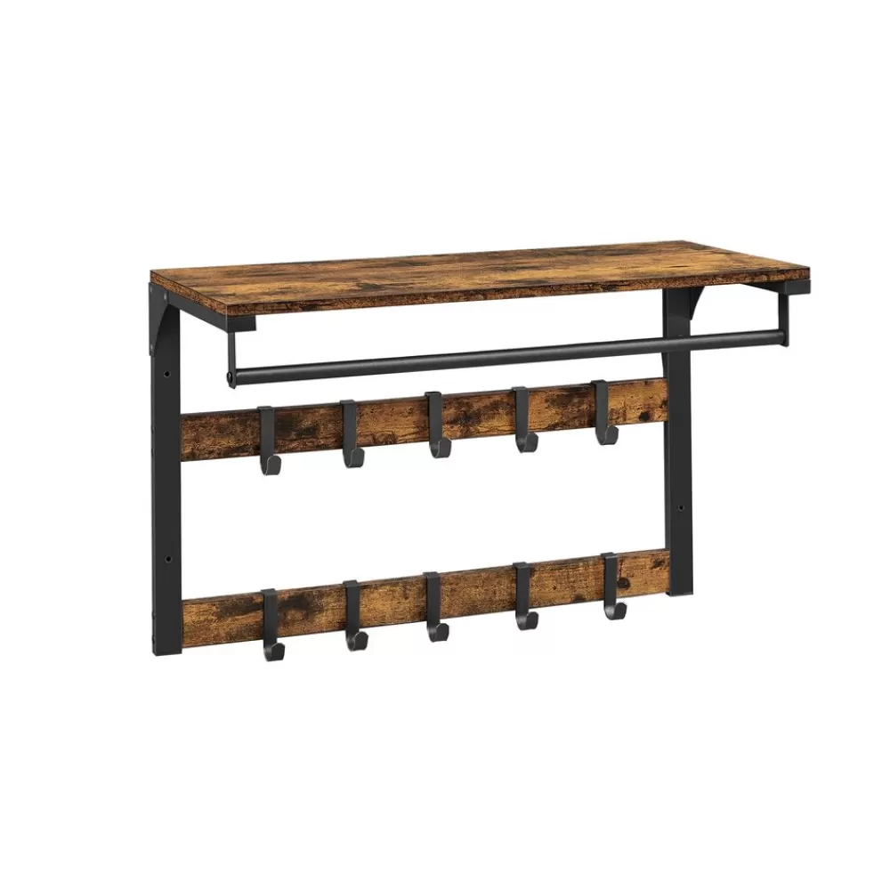 Fashion SONGMICS Wandgarderobe mit Ablage Industriestil
