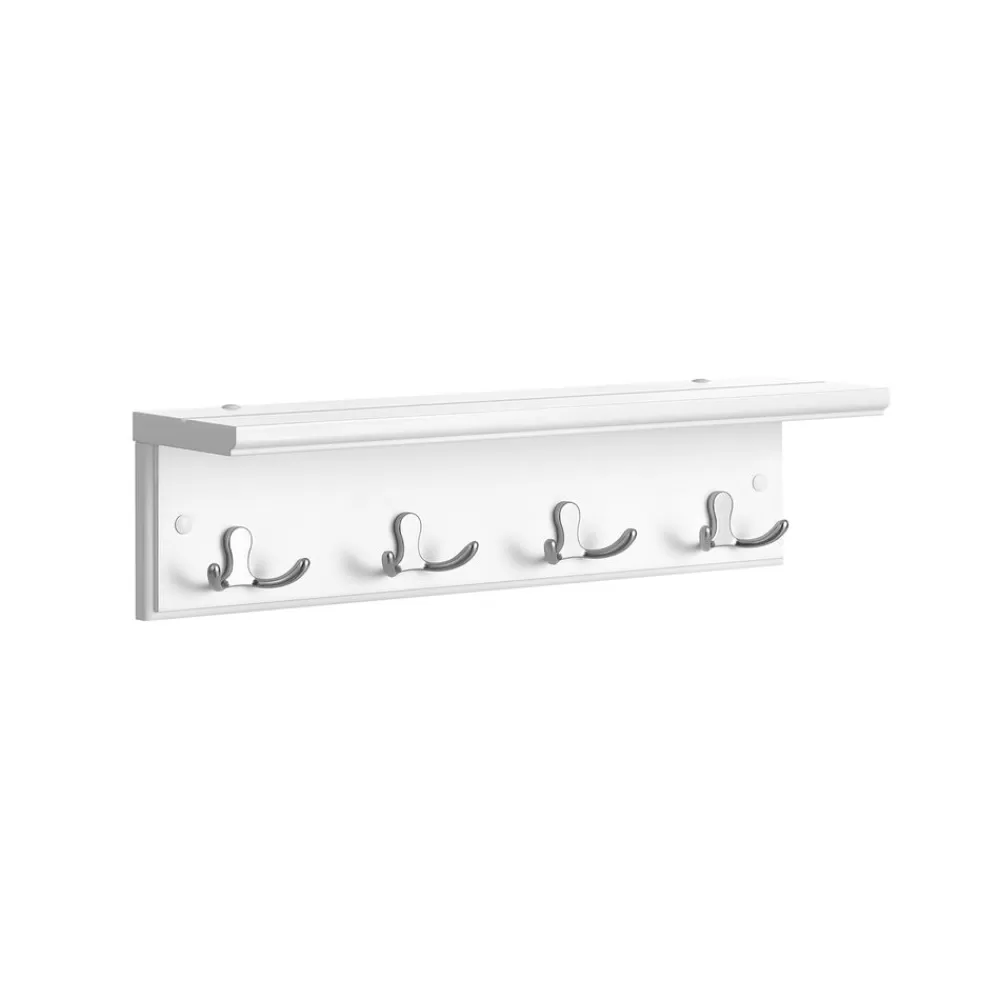 Cheap SONGMICS Wandgarderobe mit Ablage Weiß
