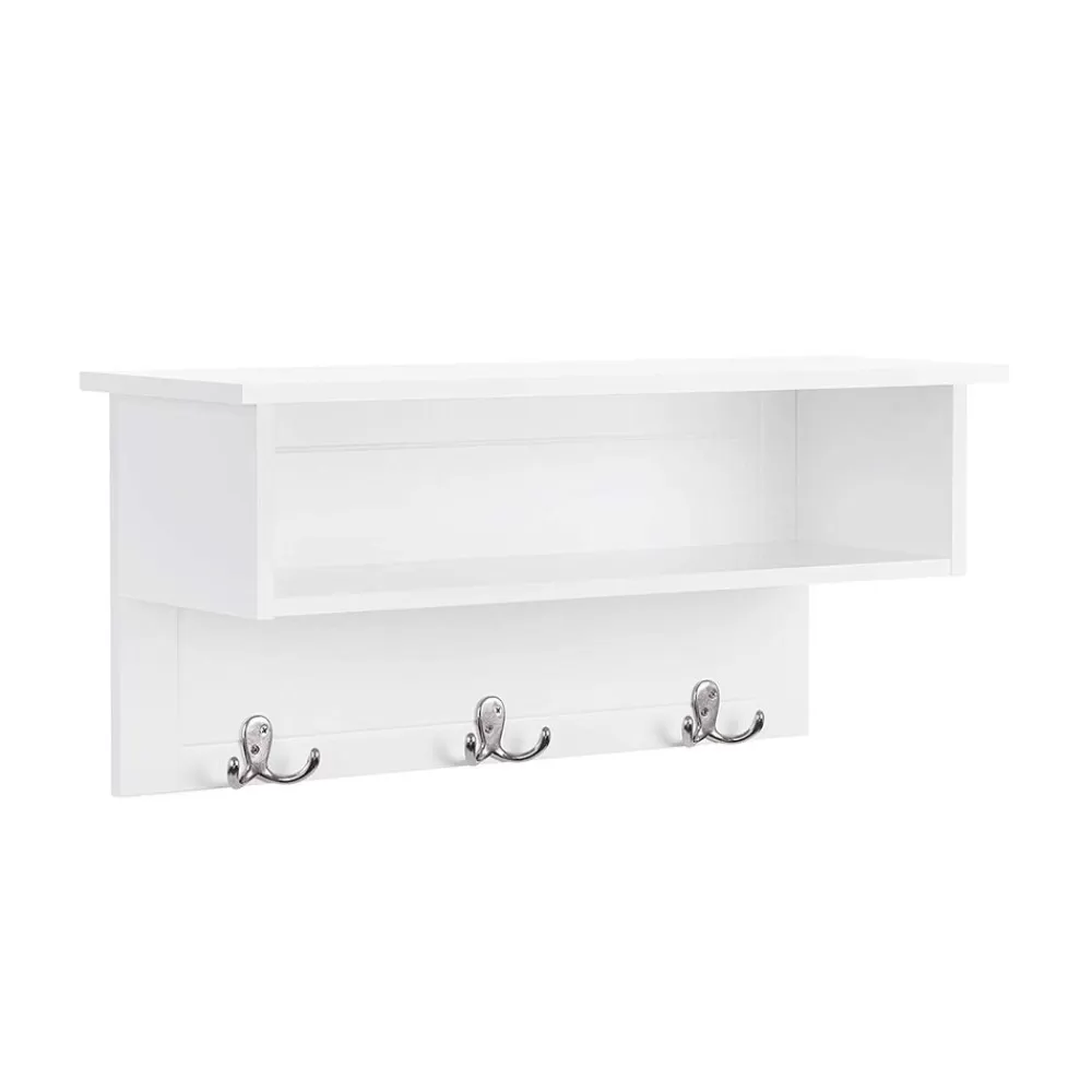 Outlet SONGMICS Wandgarderobe mit Fach Weiß
