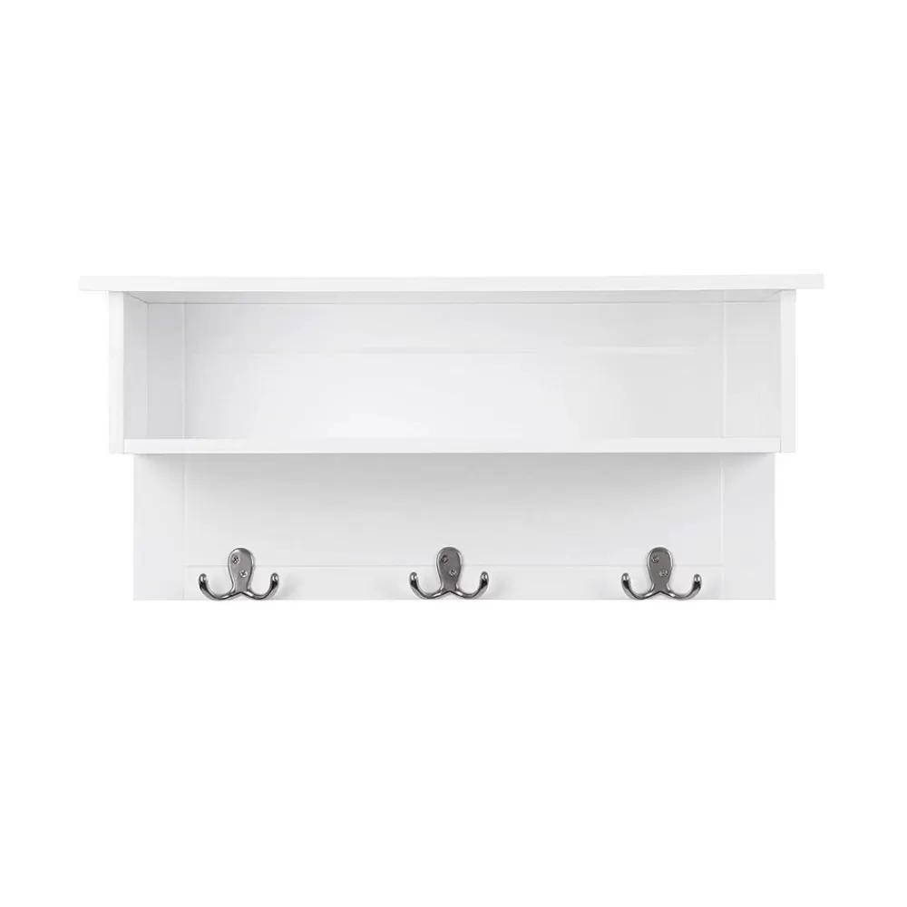 Outlet SONGMICS Wandgarderobe mit Fach Weiß