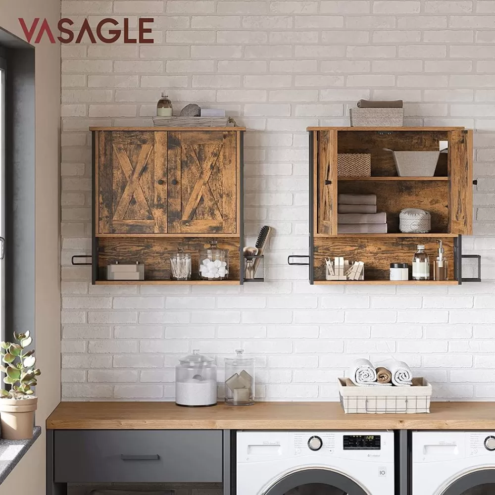 wandschrank_im_badezimmer_2.webp Fashion SONGMICS Wandschrank im Badezimmer Vintagebraun-Schwarz