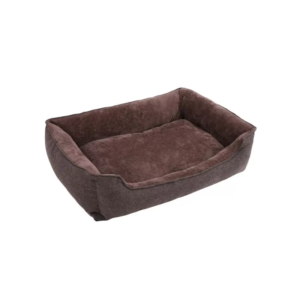 Clearance SONGMICS Waschbares Hundebett 110 cm Braun