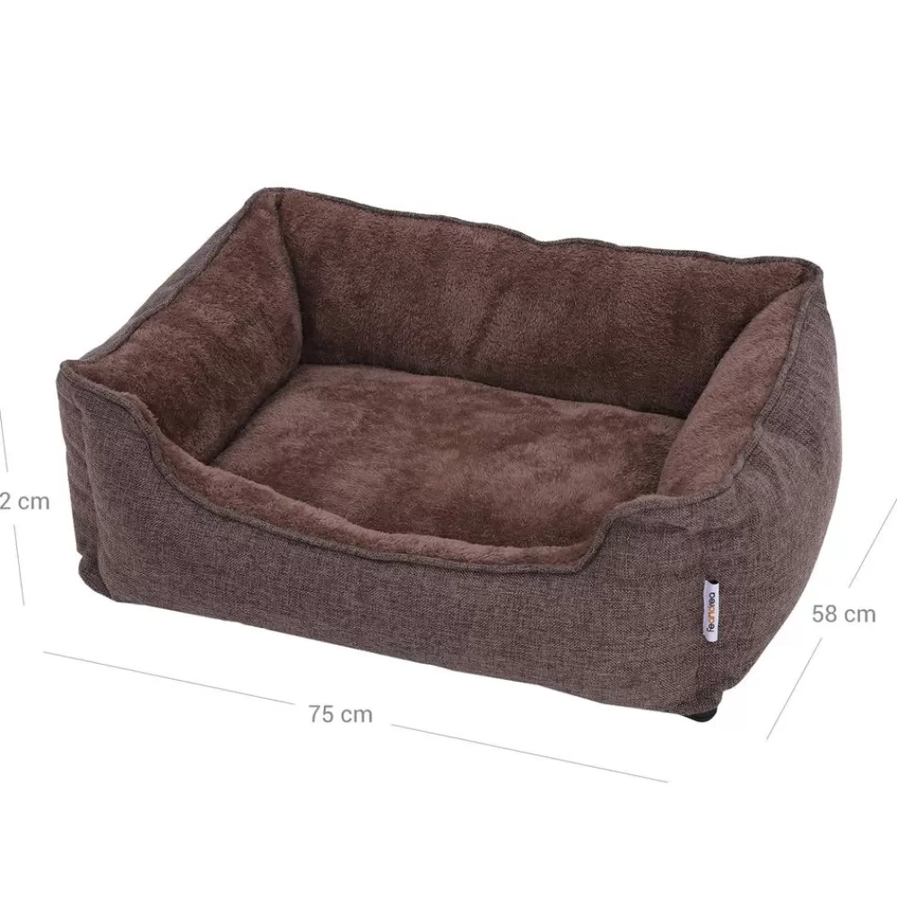 waschbares_hundebett__cm_braun_4.webp Shop SONGMICS Waschbares Hundebett 75 cm Braun