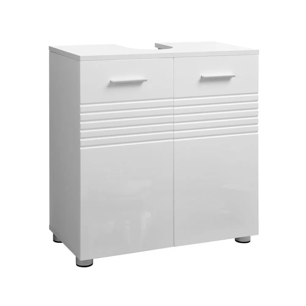 Shop SONGMICS Waschbeckenunterschrank „Moderne Kerben“