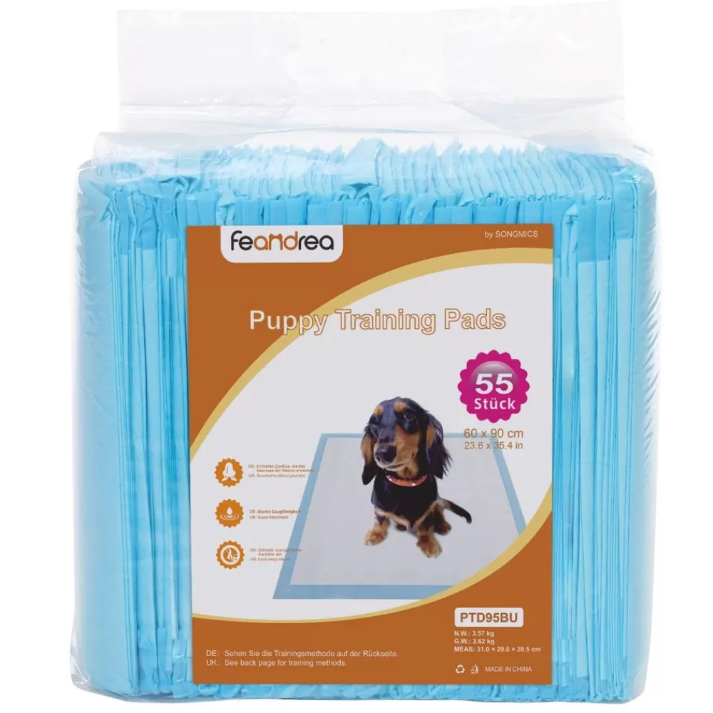Discount SONGMICS Welpen-Hygienepads 60 x 90 cm 55 Stk