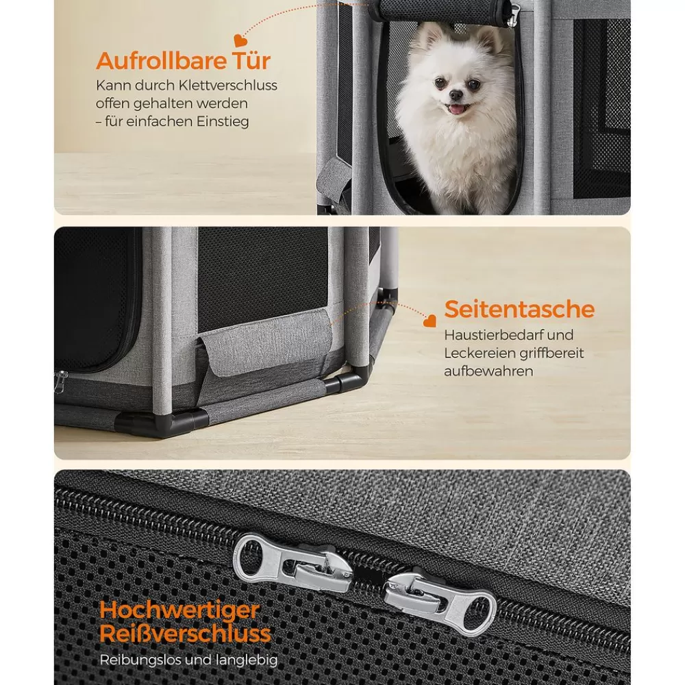 welpenlaufstall_achteckig_8.webp Sale SONGMICS Welpenlaufstall achteckig