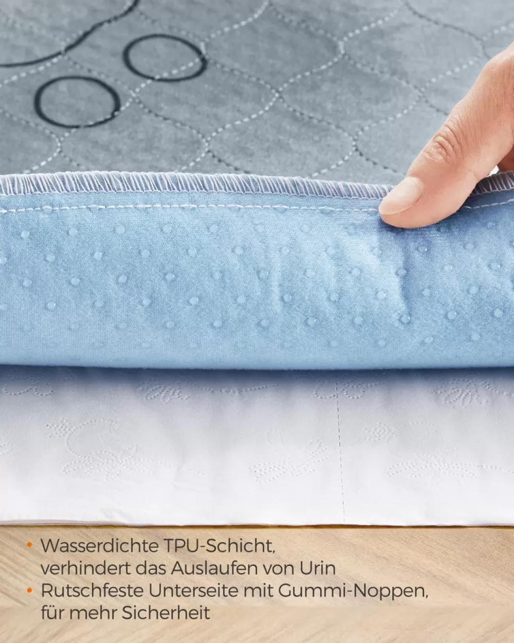 welpenunterlagen_waschbar__x__cm_er_set_xl_5.webp Best SONGMICS Welpen-Unterlagen waschbar 152 x 122 cm 2er Set XL