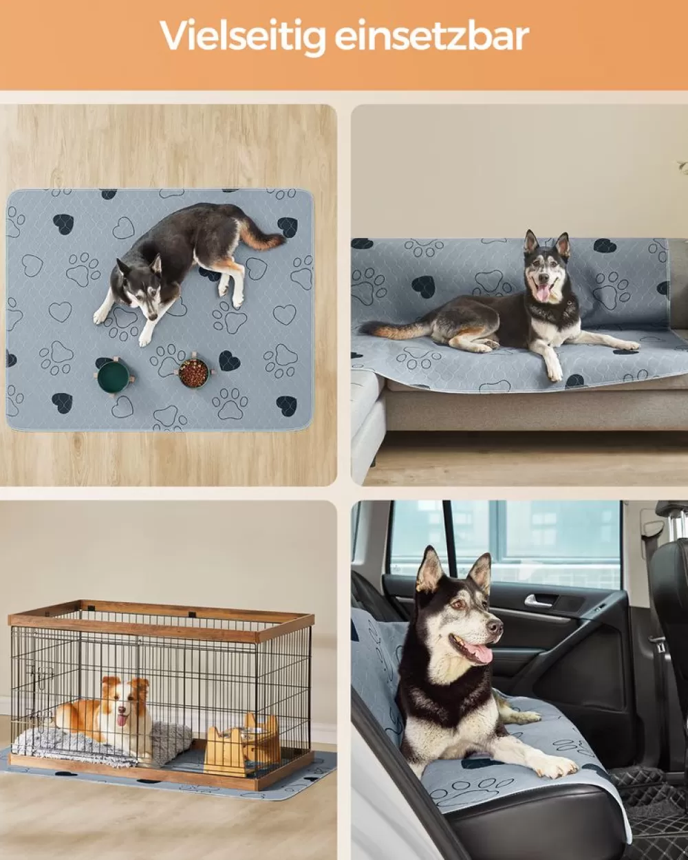 welpenunterlagen_waschbar__x__cm_er_set_xl_7.webp Best SONGMICS Welpen-Unterlagen waschbar 152 x 122 cm 2er Set XL