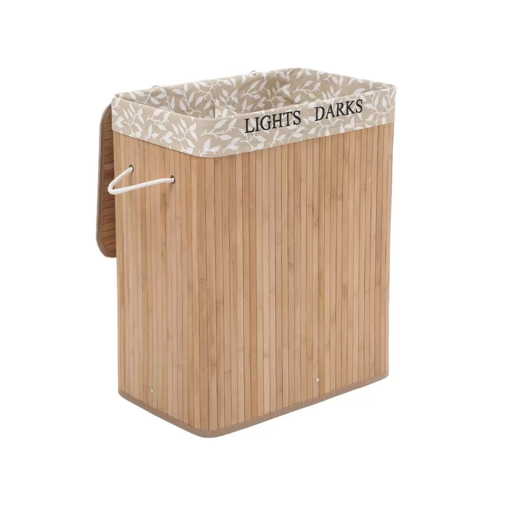 Outlet SONGMICS Wäschekorb Bambus 100 L