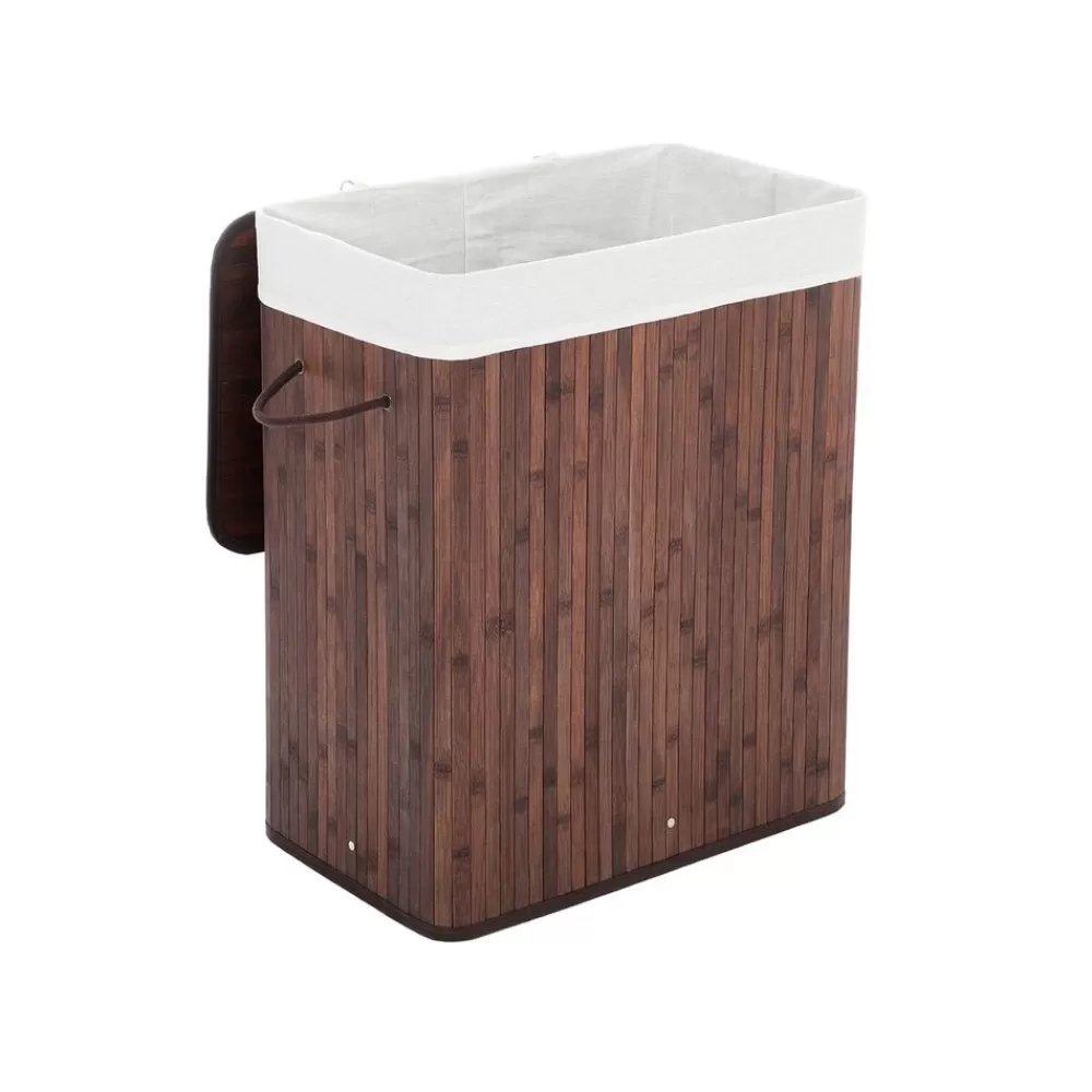wschekorb_bambus__l_braun__fach_10.webp Fashion SONGMICS Wäschekorb Bambus 100 L Braun 1 Fach