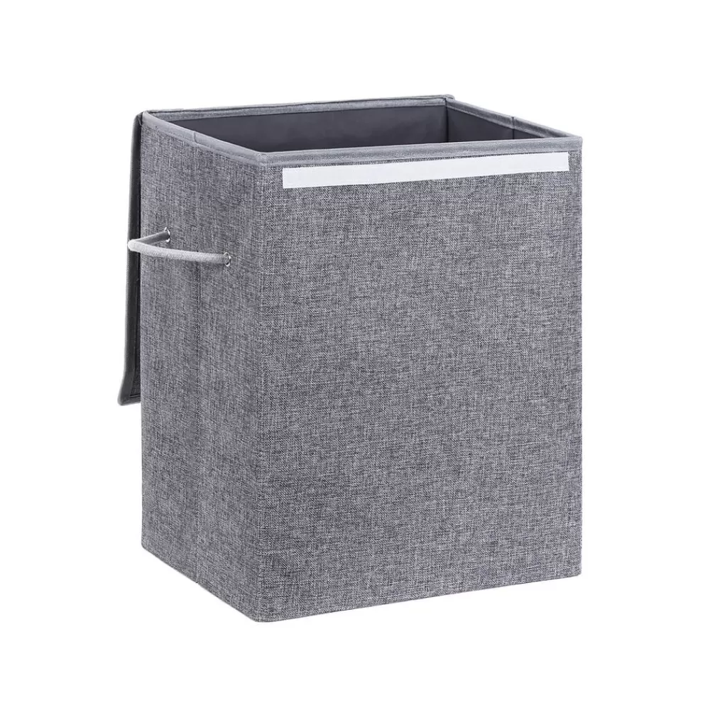 Best SONGMICS Wäschekorb Leinenimitat 60 L Grau